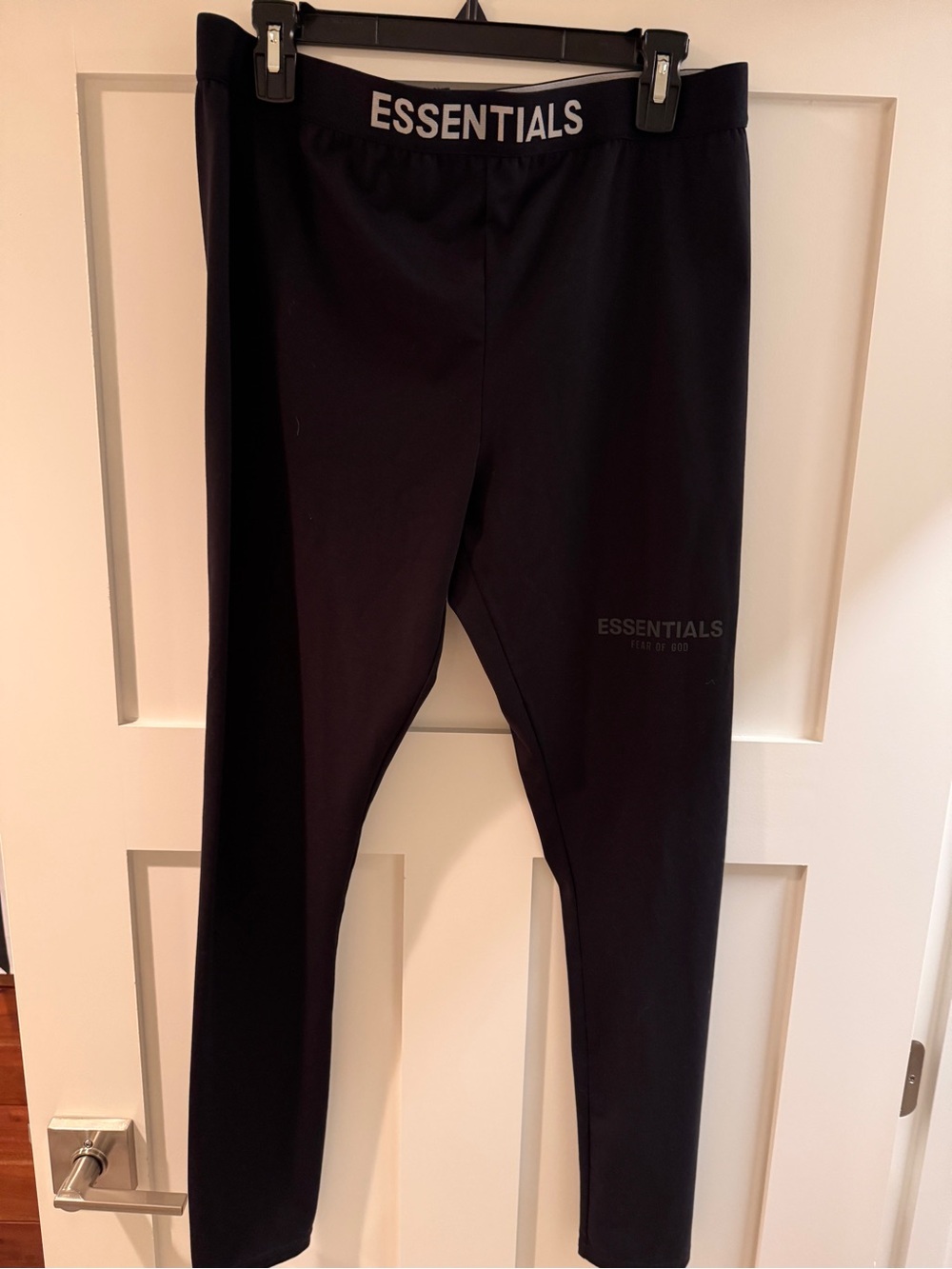 Fear of God ESSENTIALS Black Logo Sweatpants
